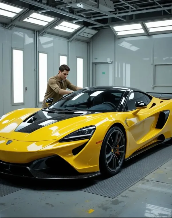 yellow Mclaren