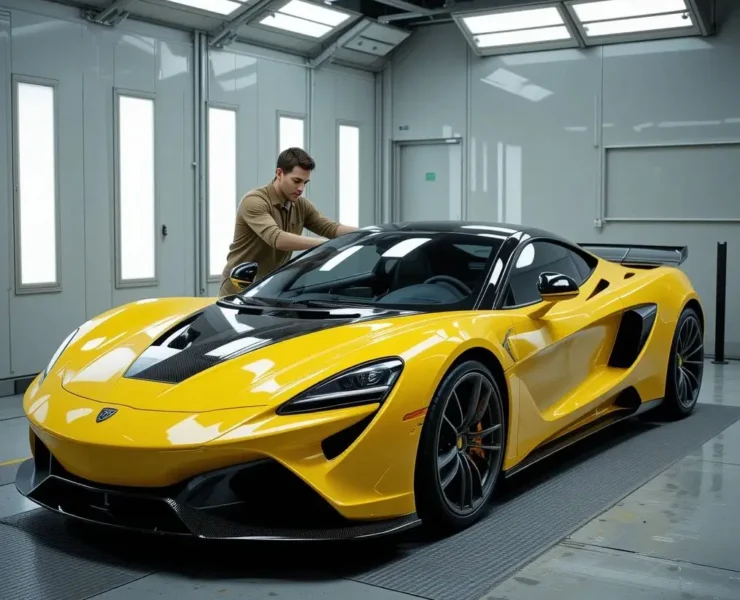 yellow Mclaren