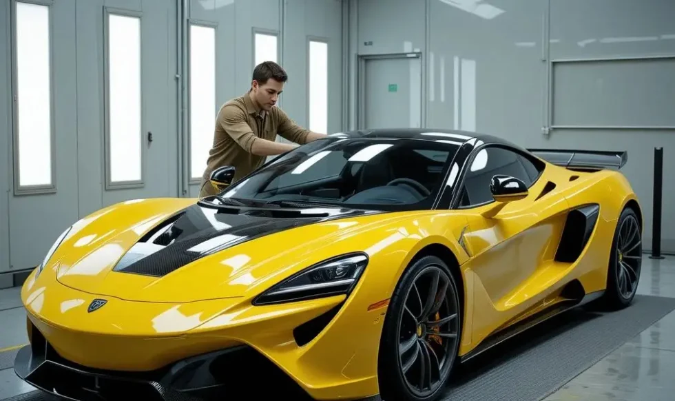 yellow Mclaren
